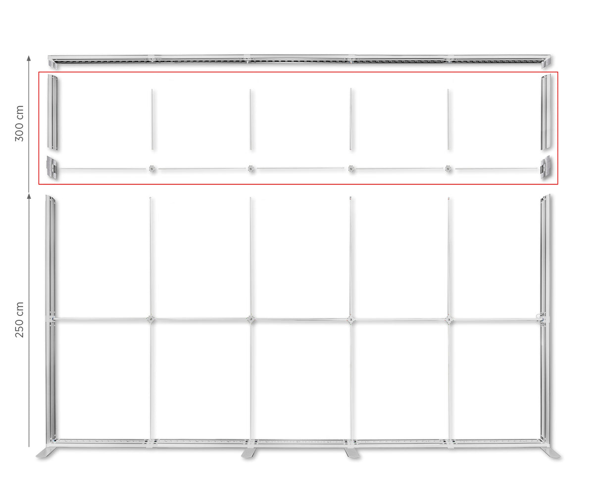Erhöhung für LUNIX™ 500x250 cm