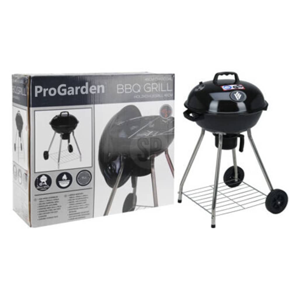 ProGarden Grill mit Rädern Schwarz - Grills