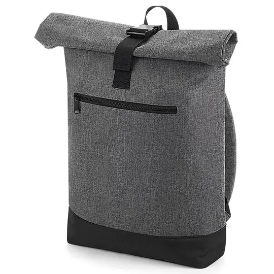 Roll Top Backpack - grau / schwarz Handtaschen