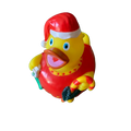 Schnabels® Quietsche-Ente ’Weihnacht’ - Badespielzeug