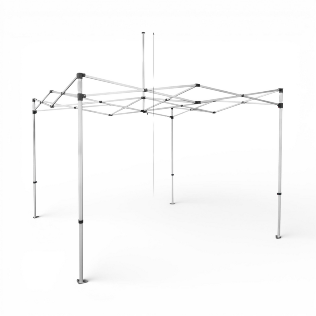 Zeltrahmen aus Aluminium "Everest" 3x3 (in einer Tasche auf Rädern)-10