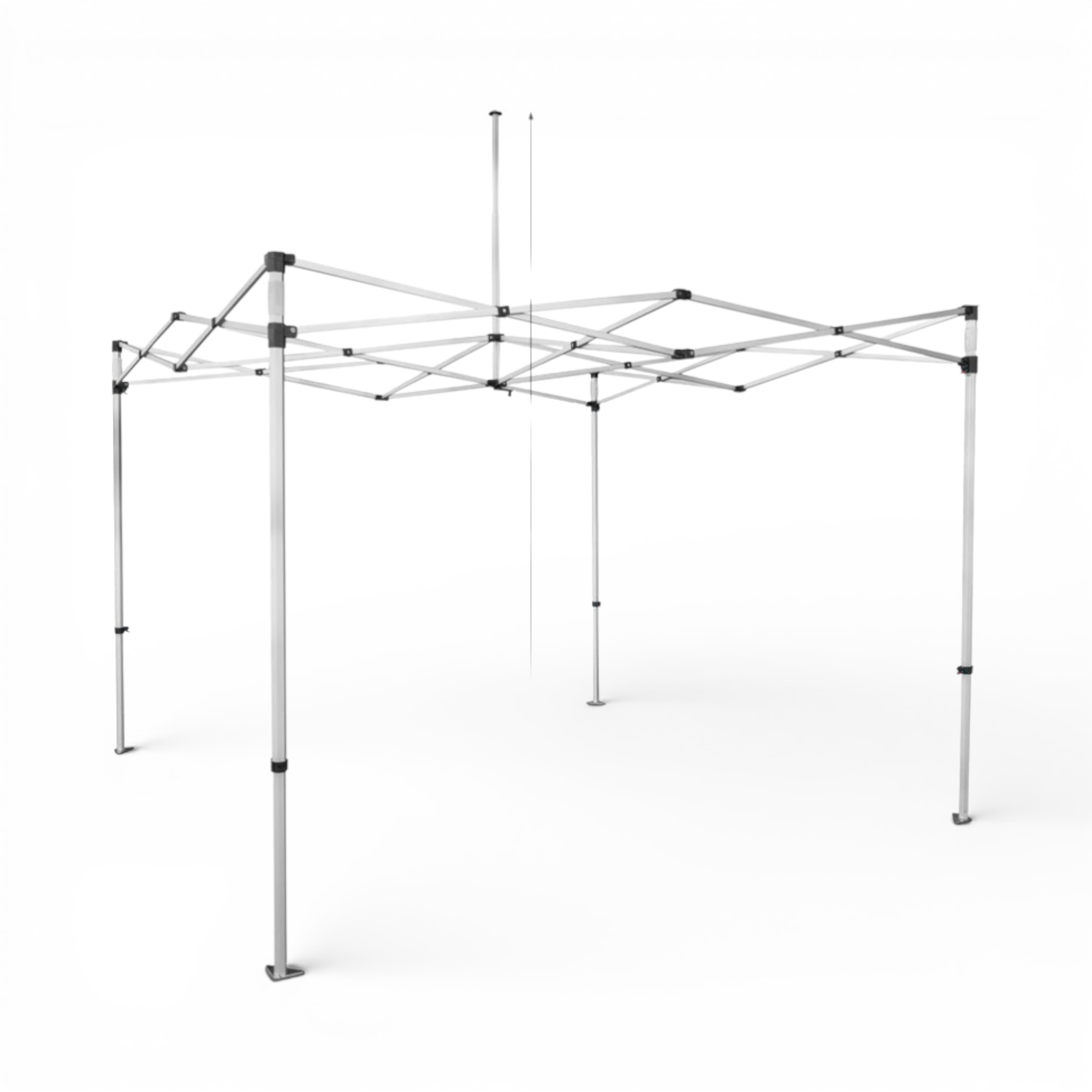 Zeltrahmen aus Aluminium "Everest" 3x3 (in einer Tasche auf Rädern)-10