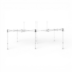 Zeltrahmen aus Aluminium "Everest" 3x6 (in einer Tasche auf Rädern)-8