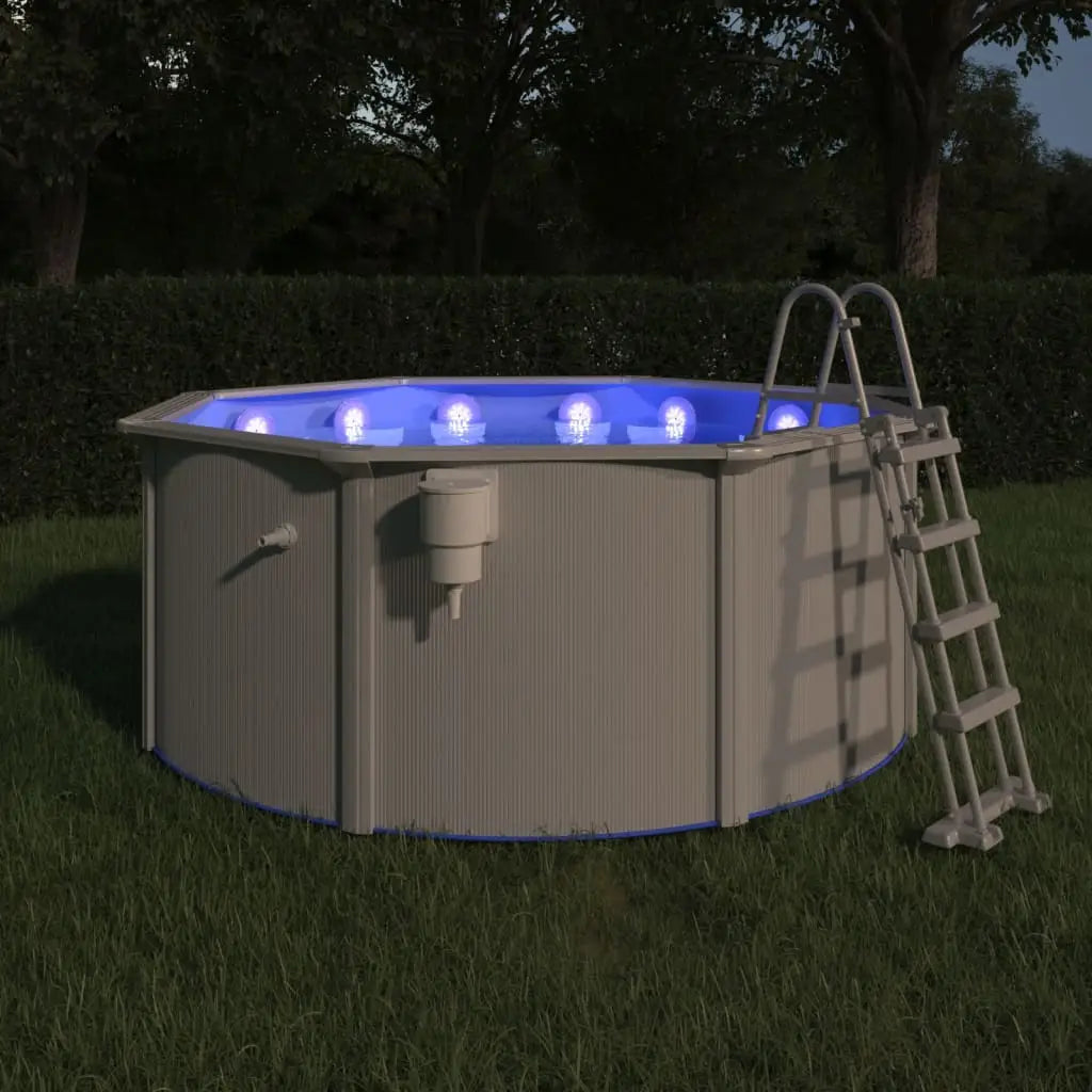 Unterwasser - LED - Poollampe mit Fernbedienung Mehrfarbig