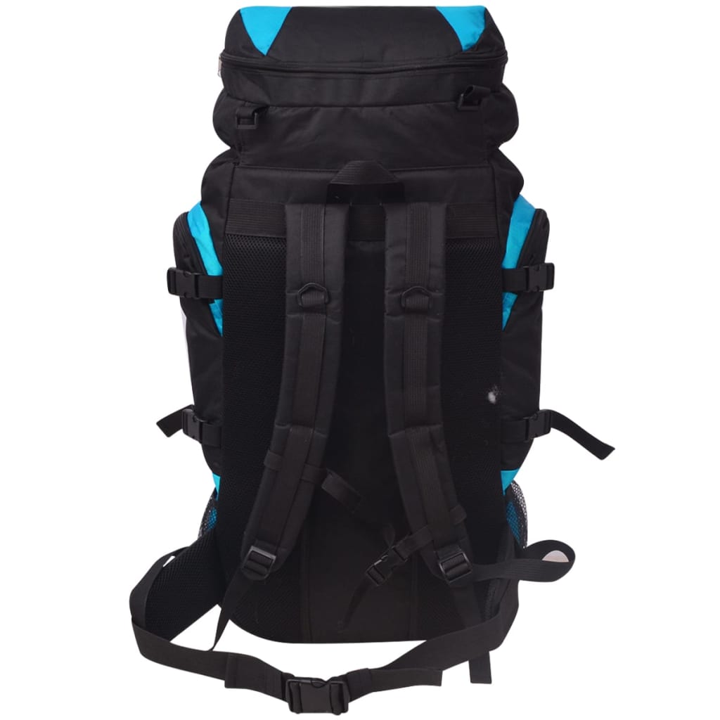 Wanderrucksack XXL 75 L schwarz und blau - Rucksäcke