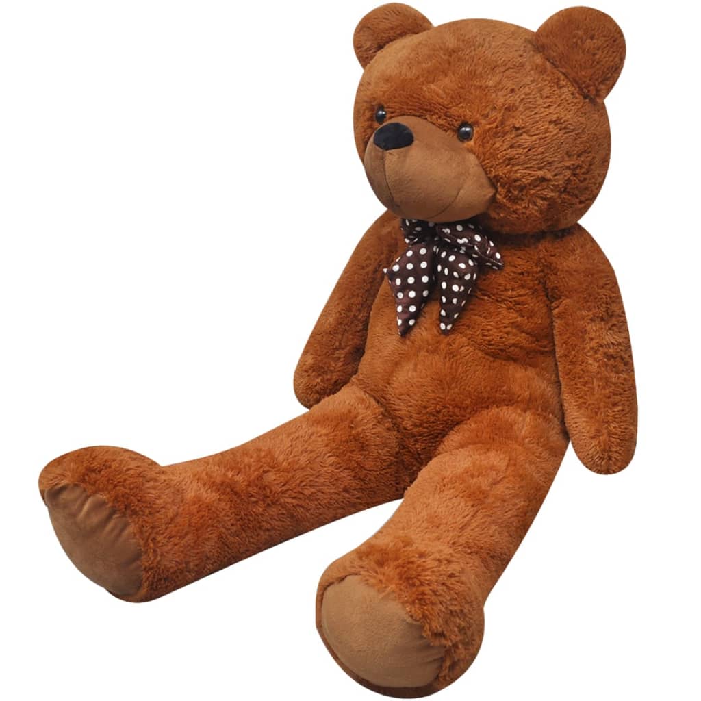 Weicher XXL-Plüsch-Teddybär Braun 135 cm - Stofftiere