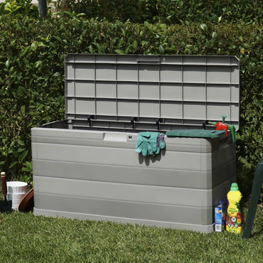 Gartenbox Grau 117×45×56 cm