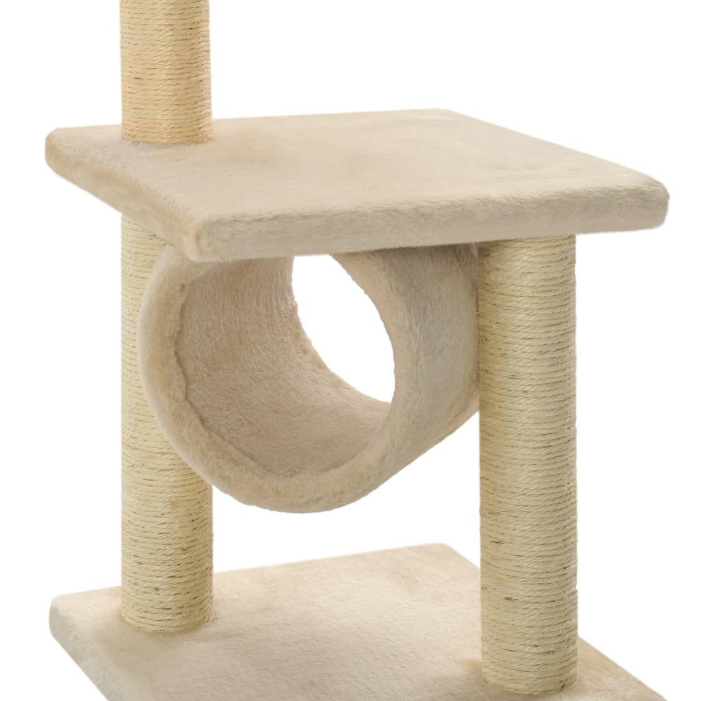 Katzen-Kratzbaum Sisal 65 cm Beige