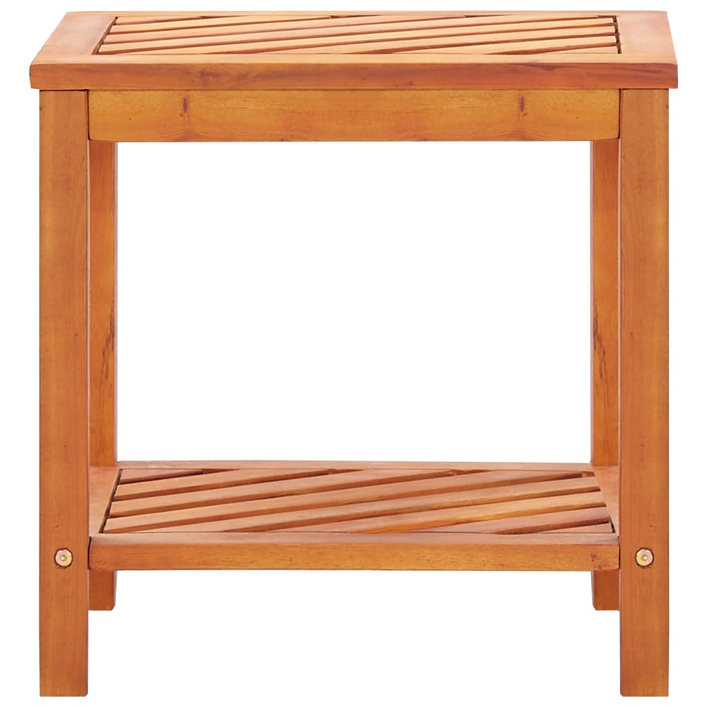 Beistelltisch Akazienholz Massiv 45 x 33 x 45 cm