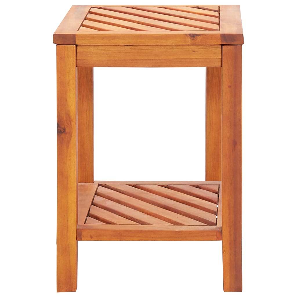 Beistelltisch Akazienholz Massiv 45 x 33 x 45 cm