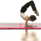 Aufblasbare Gymnastikmatte mit Pumpe 700×100×10 cm PVC Rosa