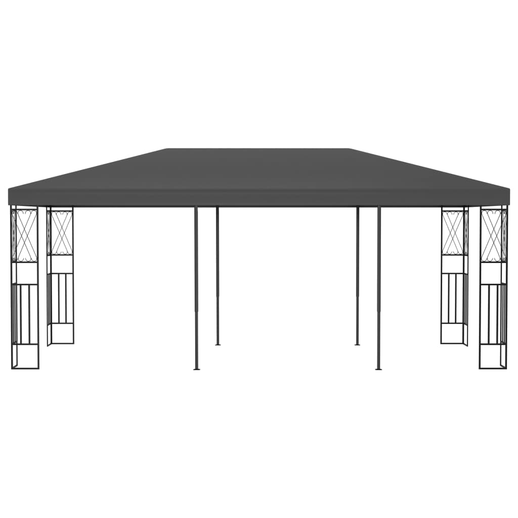 Pavillon 3x6 m Anthrazit Stoff