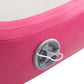 Aufblasbare Gymnastikmatte mit Pumpe 300x100x15 cm PVC Rosa