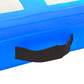 Aufblasbare Gymnastikmatte mit Pumpe 500x100x20 cm PVC Blau