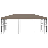 Pavillon 6x3 m Taupe Stoff