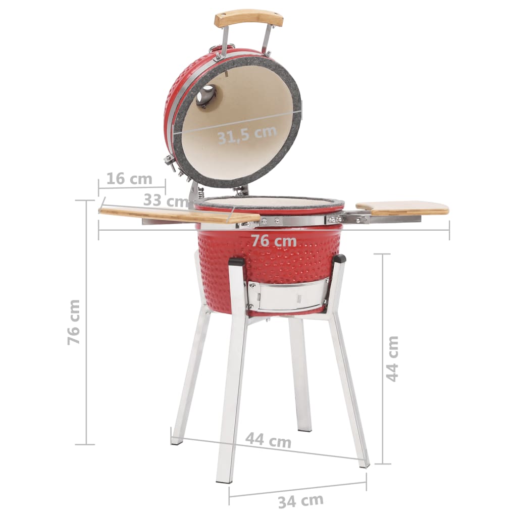 Kamado-Grill und Smoker Keramik 76 cm