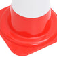 Reflektierende Leitkegel 4 Stk. Rot und Weiß 50 cm