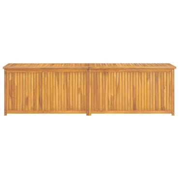 Gartenbox 200x50x55 cm Massivholz Teak