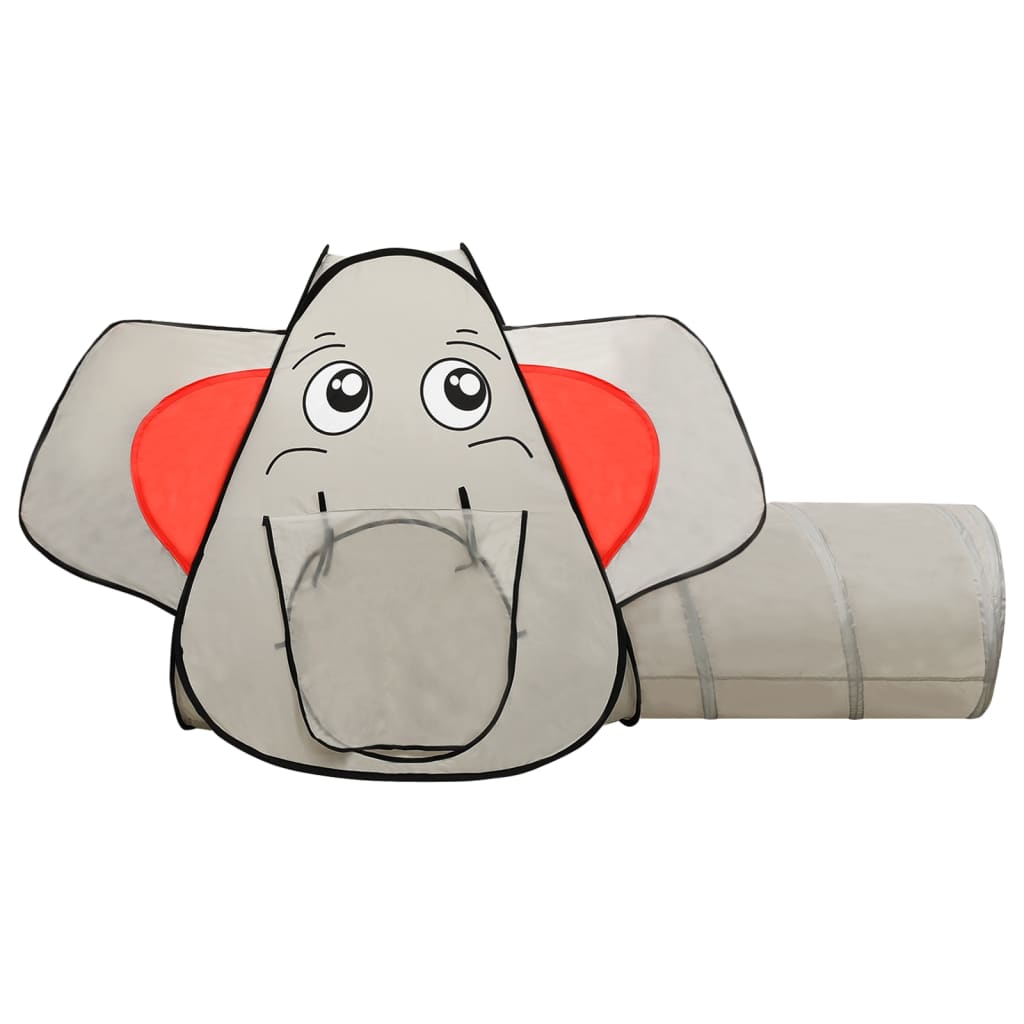 Spielzelt in Elefanten-Form Grau 174x86x101 cm