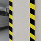 Wandschutz 6 Stk. Gelb & Schwarz 50x10x2 cm EVA Schaum