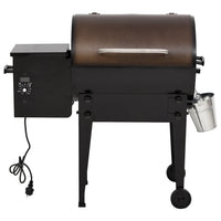 Pelletgrill Schwarz 94 cm Eisen