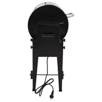 Pelletgrill Schwarz 94 cm Eisen