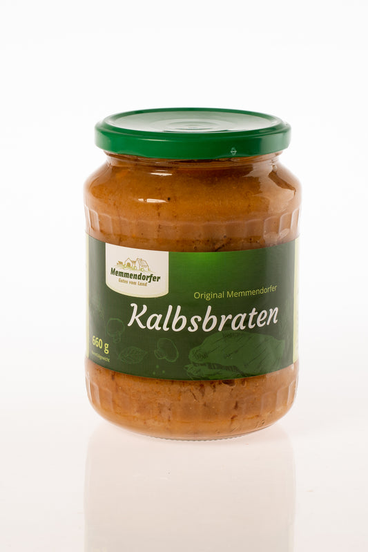Kalbsbraten im Glas
