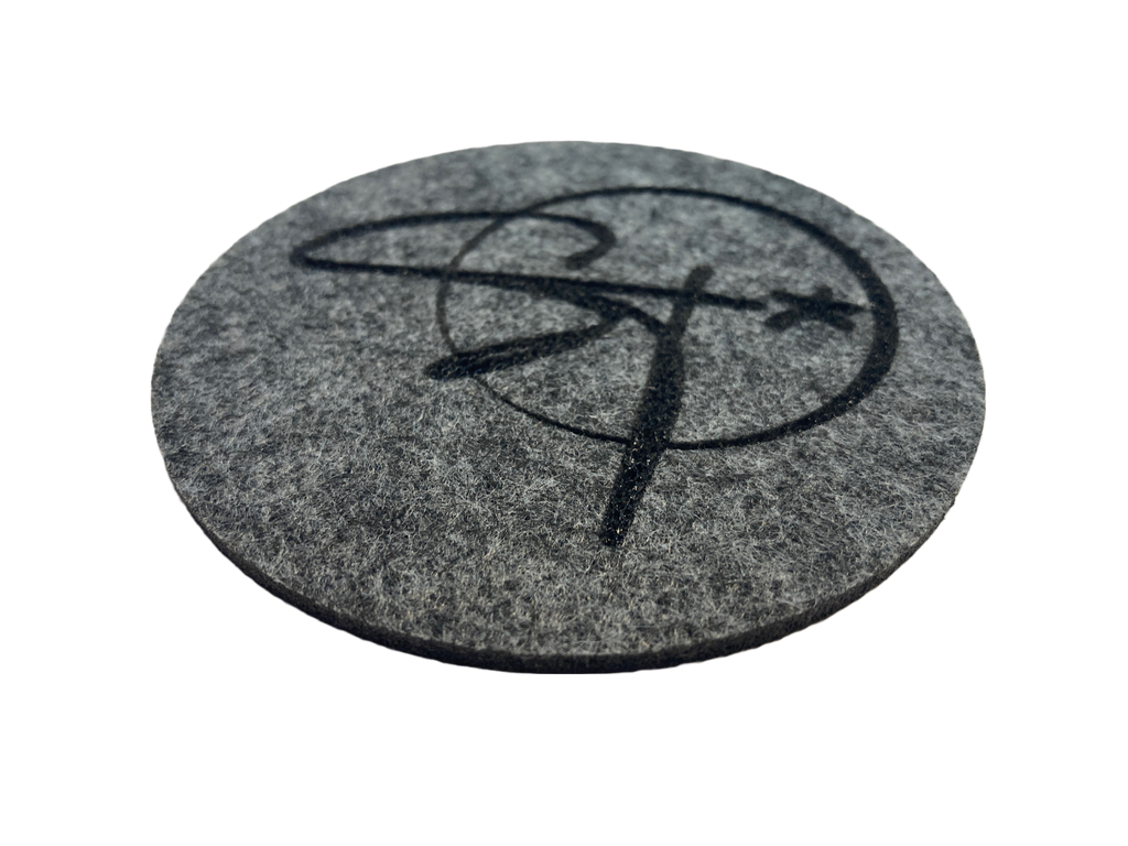 Untersetzer aus Filz mit deinem individuellem  Logo