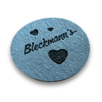 Untersetzer aus Filz mit deinem individuellem  Logo