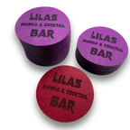 Untersetzer aus Filz mit deinem individuellem  Logo