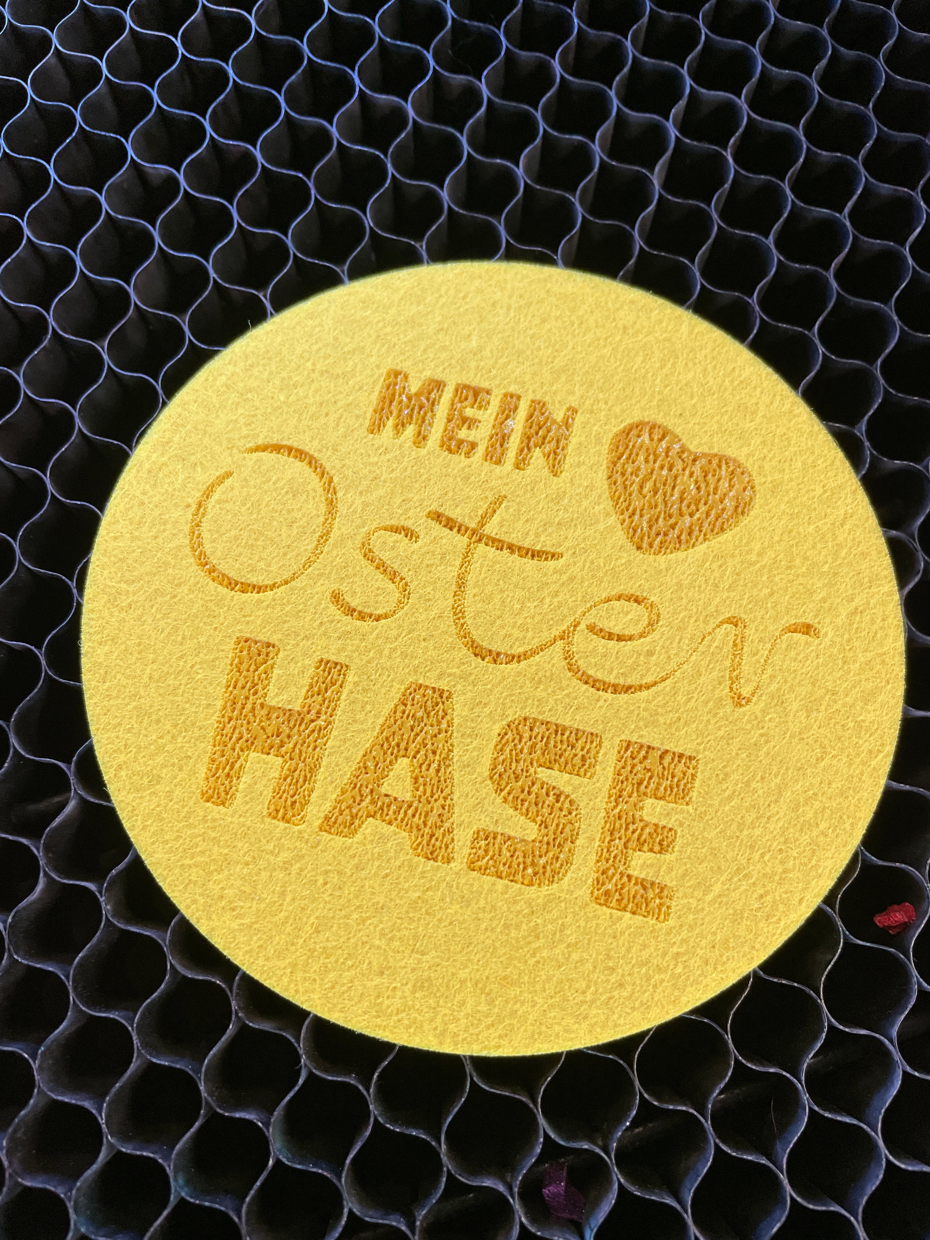 Untersetzer aus Filz mit deinem individuellem  Logo