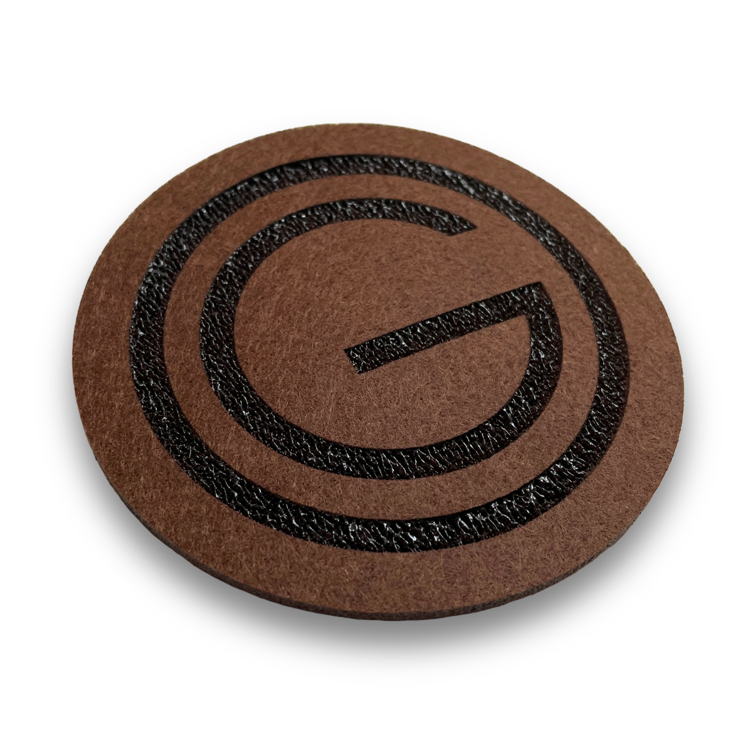 Felt coasters with your individual logo